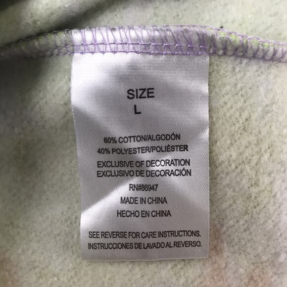 Kellogg's Frosted Flakes Sweatpants Tie Dye Purple Orange Tony Tiger Size Large - Picture 7 of 8